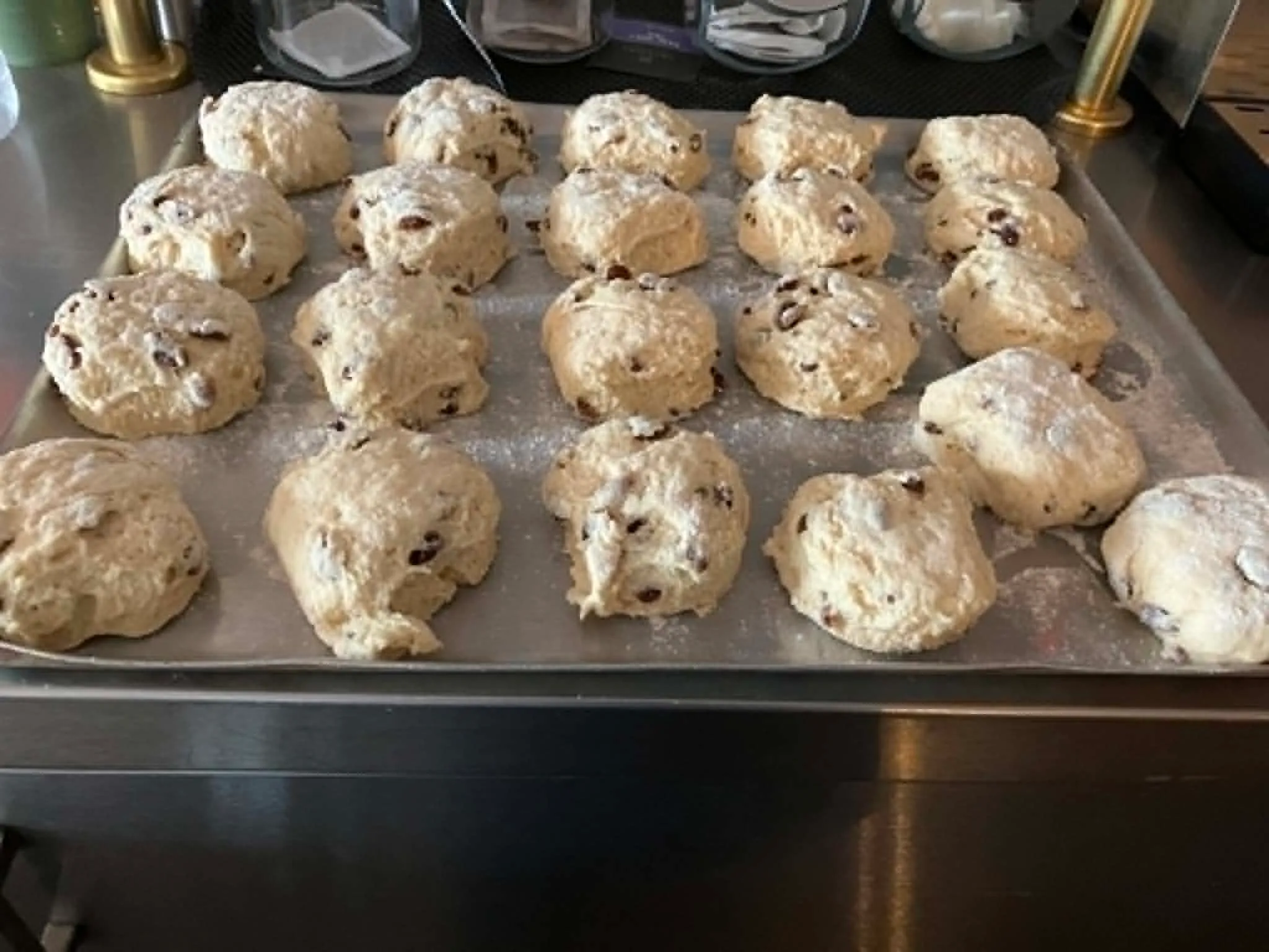 Unbaked Scone Dough